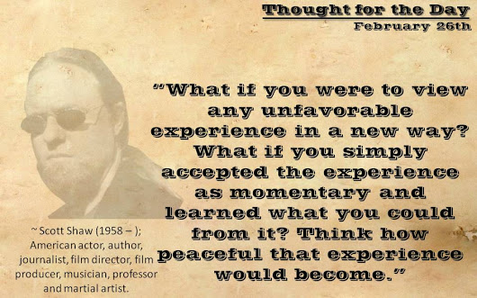  Someone took a passage out of one of my books, About Peace, and put it up over at Deviant Art. 