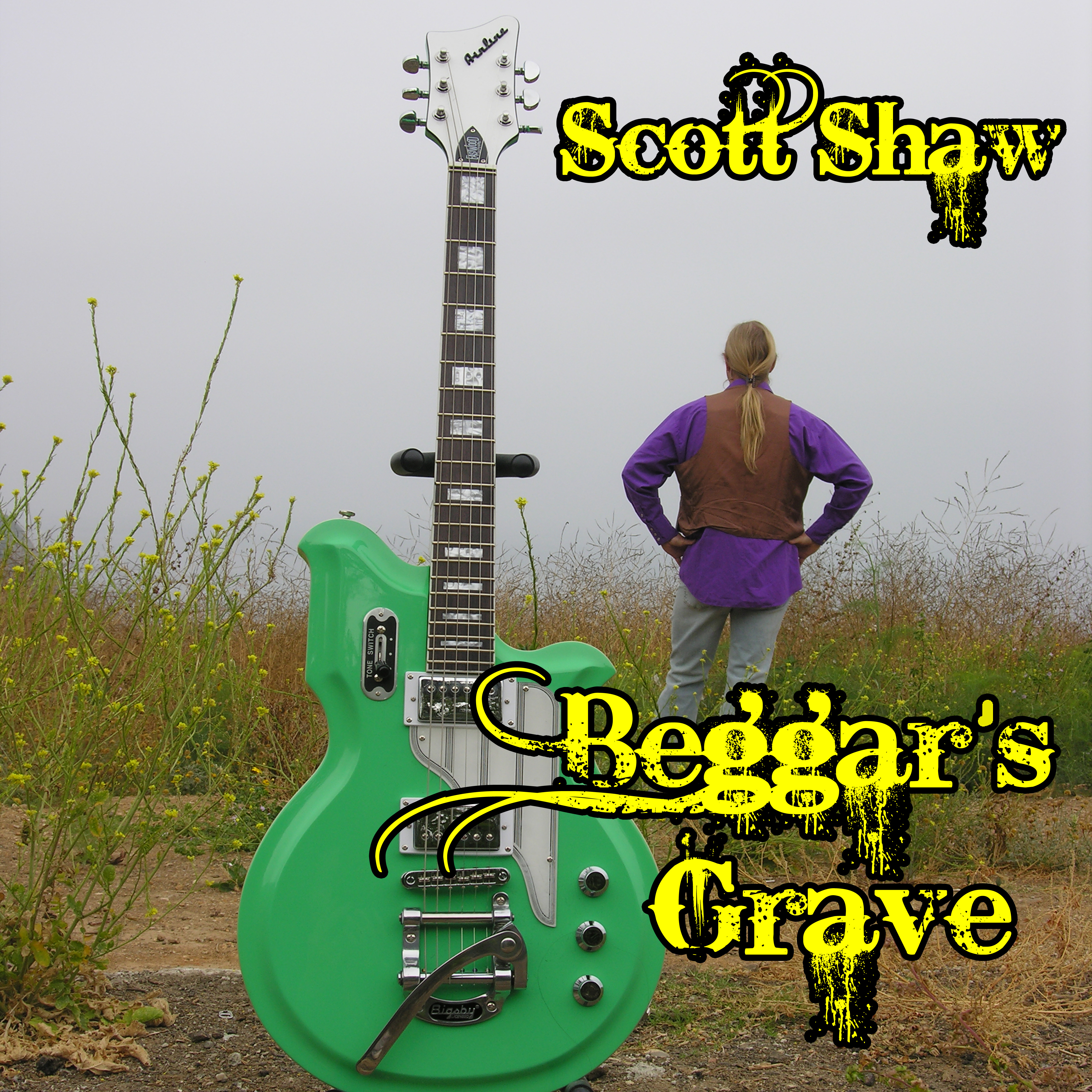  Scott Shaw Beggar's Grave LP Cover. 