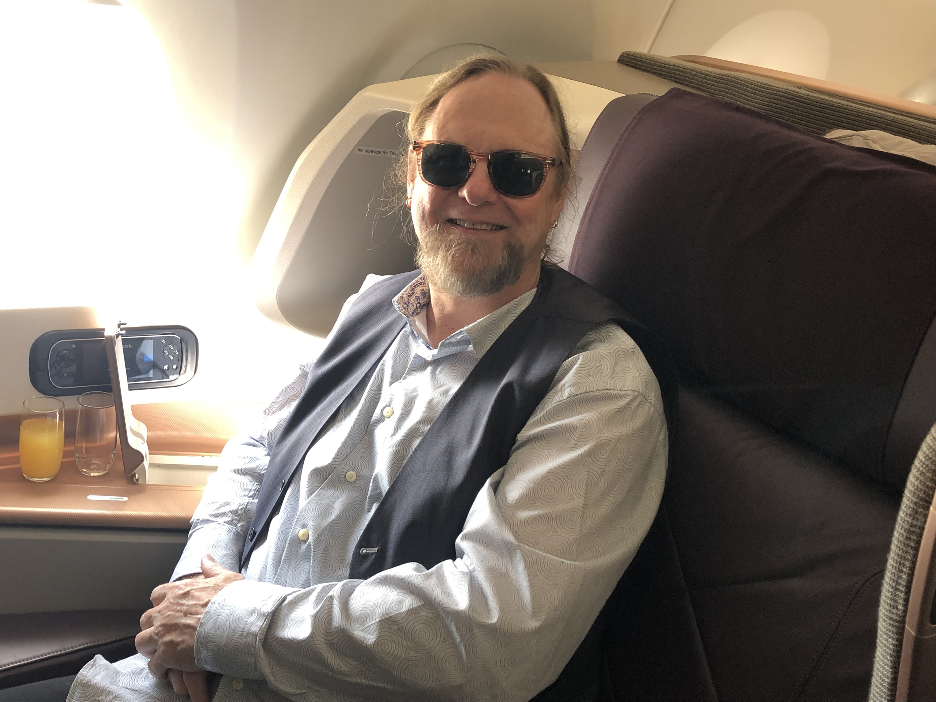  Seventeen hours to Singapore. 