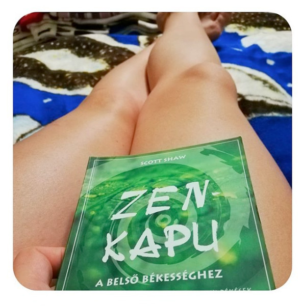  Nice photo of someone reading one of my books Zen Kapu from Instagram. :-) 