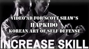  Here's a fun advert that a company put up on YouTube advertising my book Hapkido: Korean Art of Self-Defense. Click to view. 