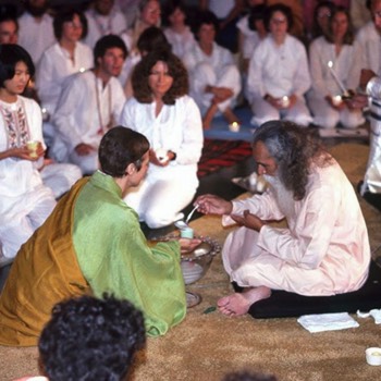  Here's a fun photo I found on the Swami Satchidananda account on Instagram. If you look to the upper center there I am circa 1970 something. Jai Gurudev. 